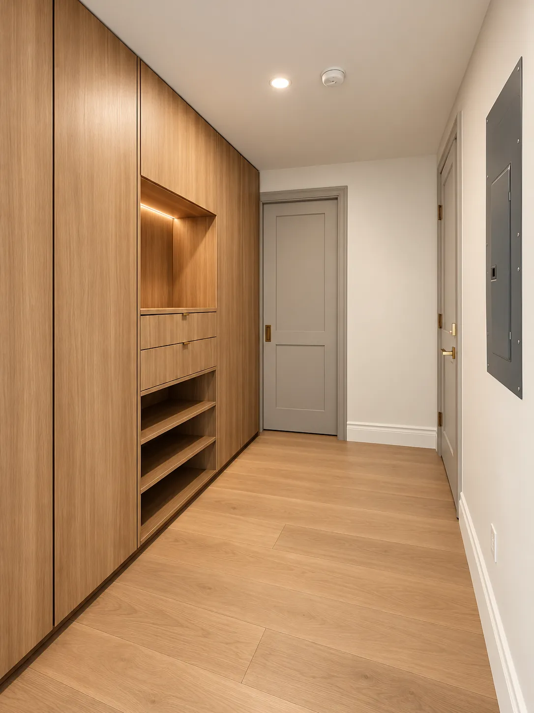 Built-in hallway cabinetry